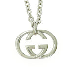 Gucci Silver Interlocking G Necklace 25.9 925 Engraved