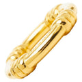 Hermes Boue Scarf Ring Gold Plated