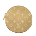Louis Vuitton Porte Moneron Monogram Mini Beige Coin Case 0792