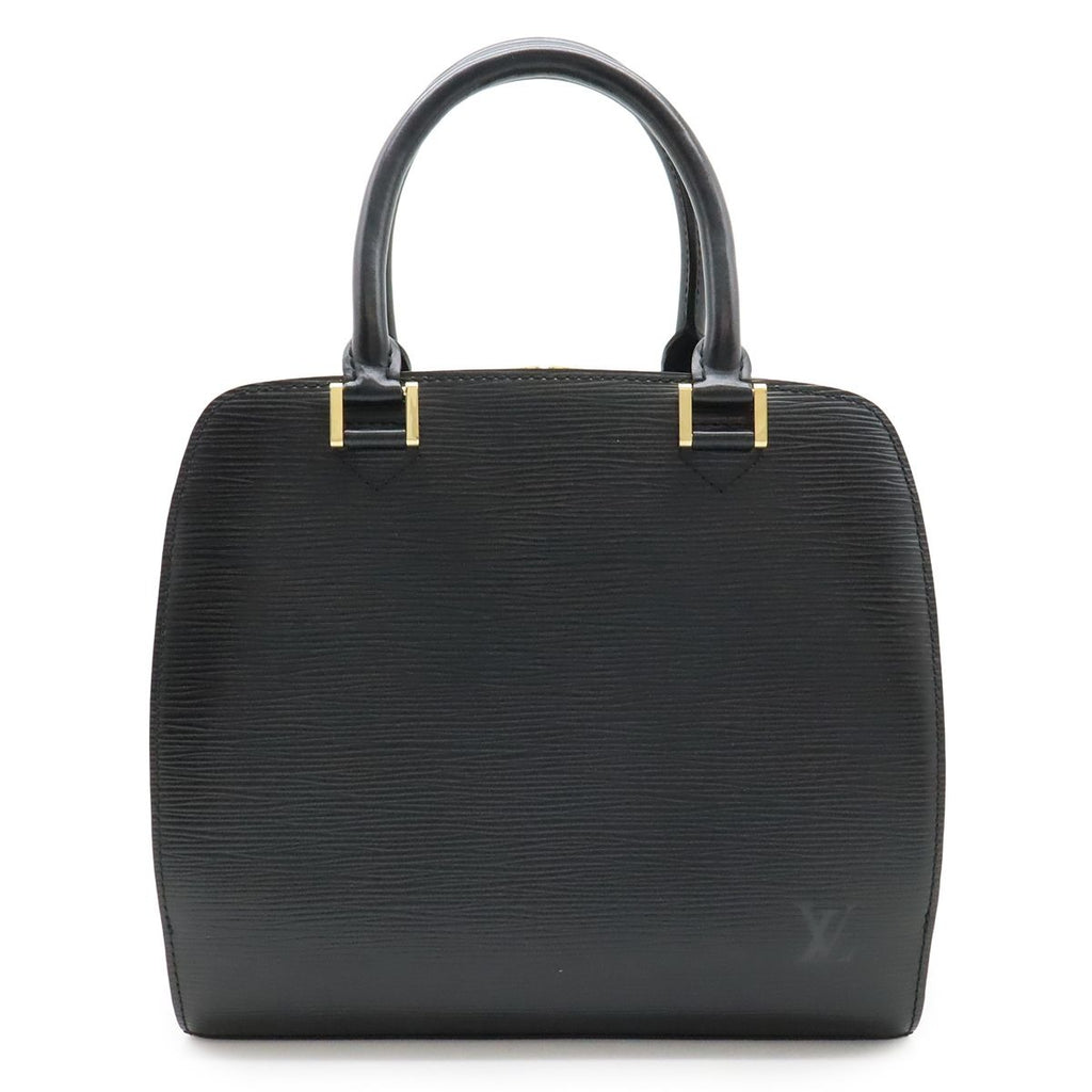 Louis Vuitton Epi Pont Neuf Handbag Leather Noir Black Gold