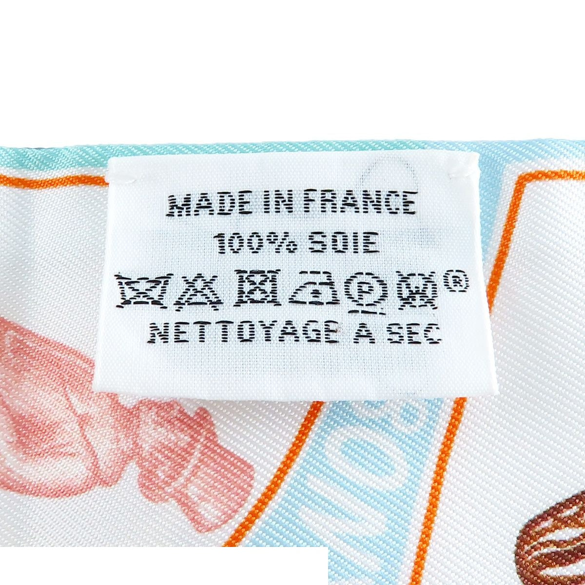 Hermes Twilly Scarf Aqua Orange Jaune Silk Funny Ice Cream Multicolor — view 7