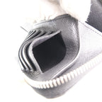Louis Vuitton Zippy Wallet Vertical Taiga Black Ca1103 Long — view 9
