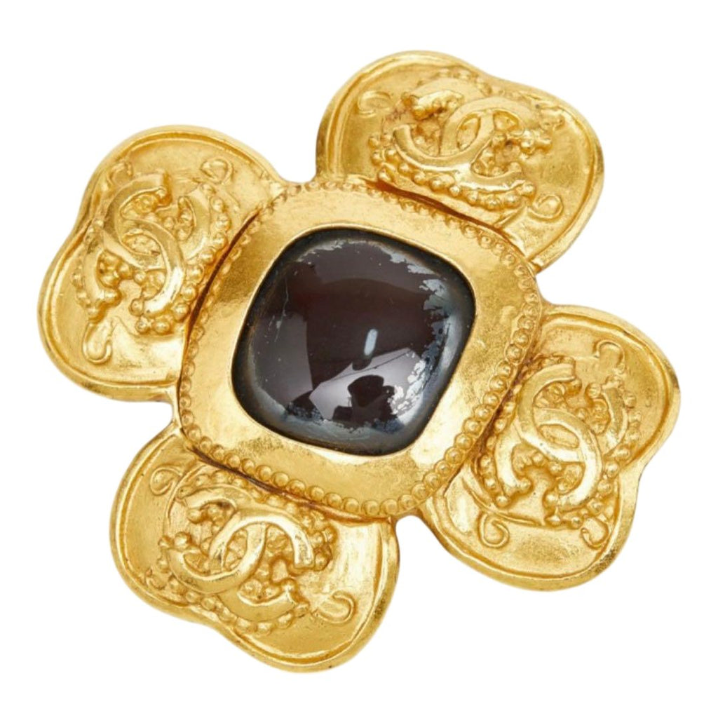 Chanel CC Logo Vintage Brooch