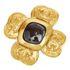 Chanel CC Logo Vintage Brooch