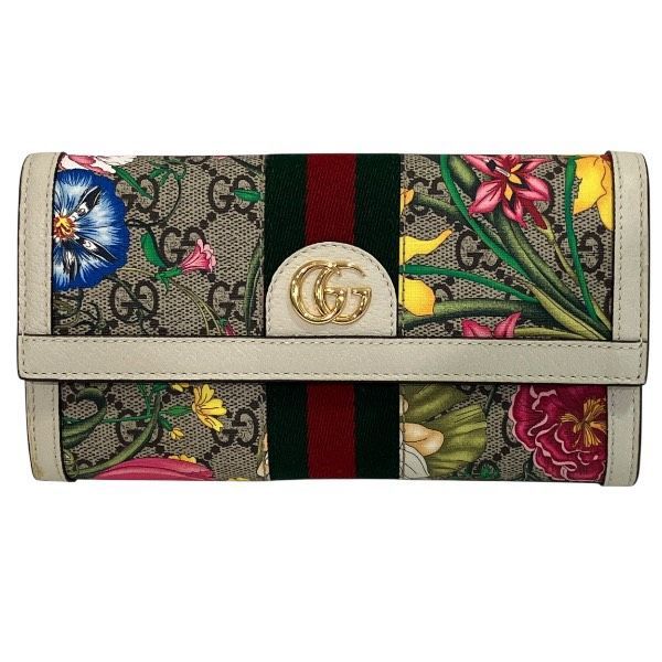 Gucci Ophidia GG Flora Wallet Bifold