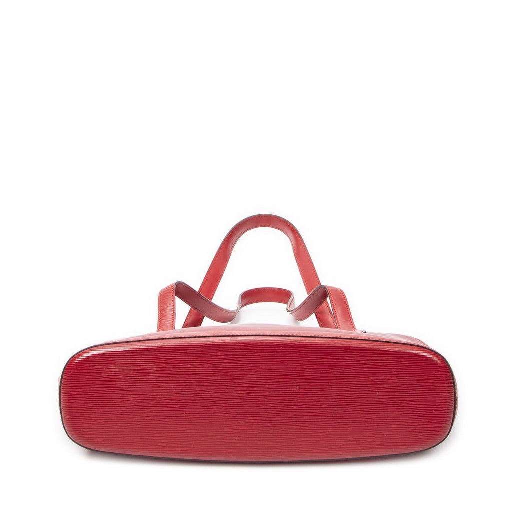 Louis Vuitton Ryu Sac Red Epi Shoulder Bag — view 6