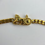 Celine Logo Bracelet Bangle Gold Vintage — view 4