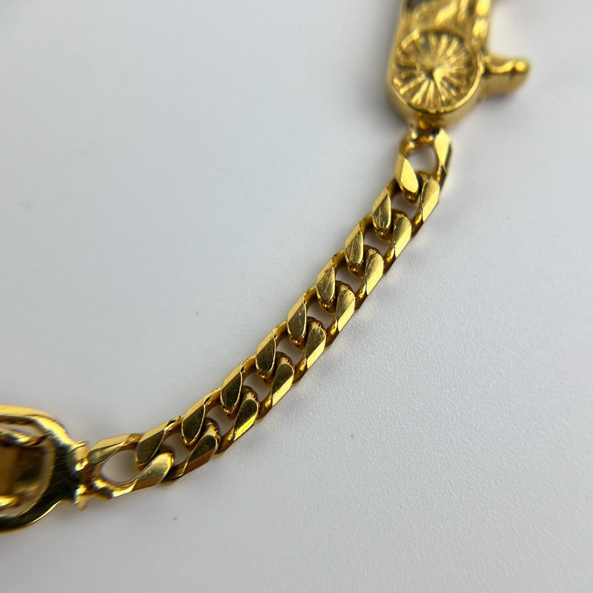 Celine Logo Bracelet Bangle Gold Vintage — view 7