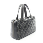 Chanel Handbag Wild Stitch Black Leather — view 2
