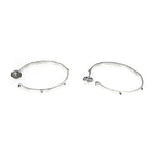 Hermes Earrings Cour De H Pair AG 925 Silver Accessories — view 5