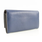 Fendi Peekaboo 8 M0377 Calf Navy Long Wallet — view 3