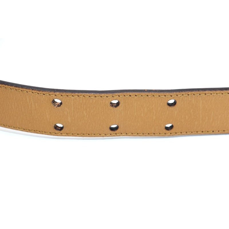 Gucci Double Taiga Head Buckle Leather Belt 70 28 037 1766 1424 Beige — view 6