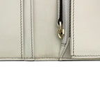 Celine Bifold Long Wallet Beige White Macadam — view 8