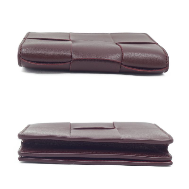 Bottega Veneta Cassette Business Card Case Wallet Gdhardware Red — view 3