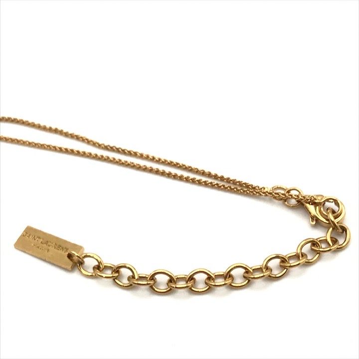 Saint Laurent Love Necklace Gold — view 6