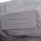Saint Laurent Paris Nylon Cassandra Logo Shoulder Bag Gray — view 9