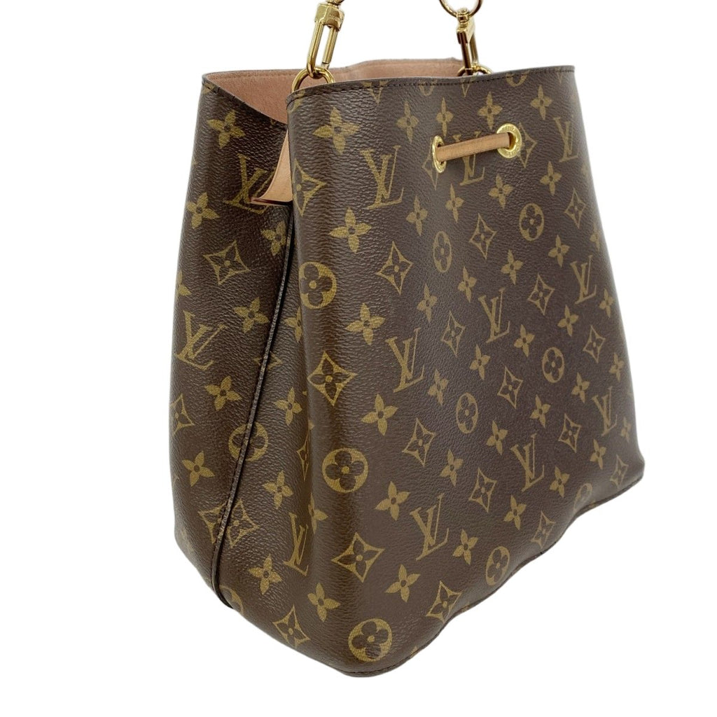 Louis Vuitton Handbag Monogram Neo Noe Brown 2-Way — view 2