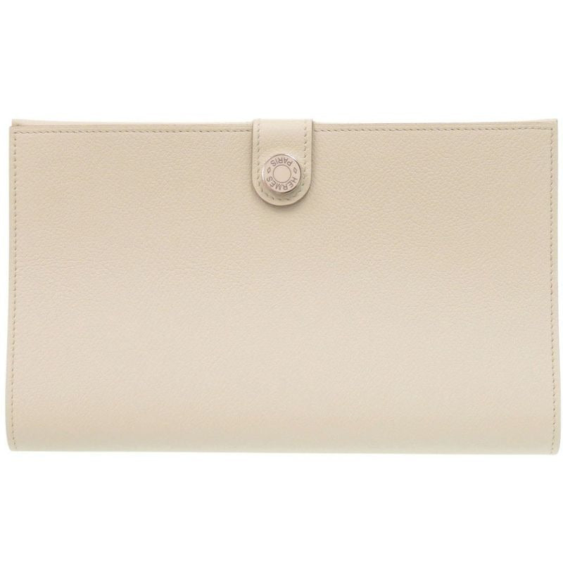 Hermes RMS Toutenmain Evercolor Nata Silver Hardware Engraved W Long