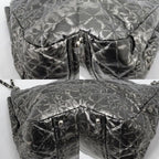 Chanel Nylon Chain Tote Bag Silver Hardware Quilted — view 5