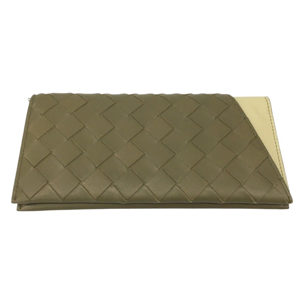 Bottega Veneta Bi-Fold Long Wallet Intrecciato Oblique — view 2