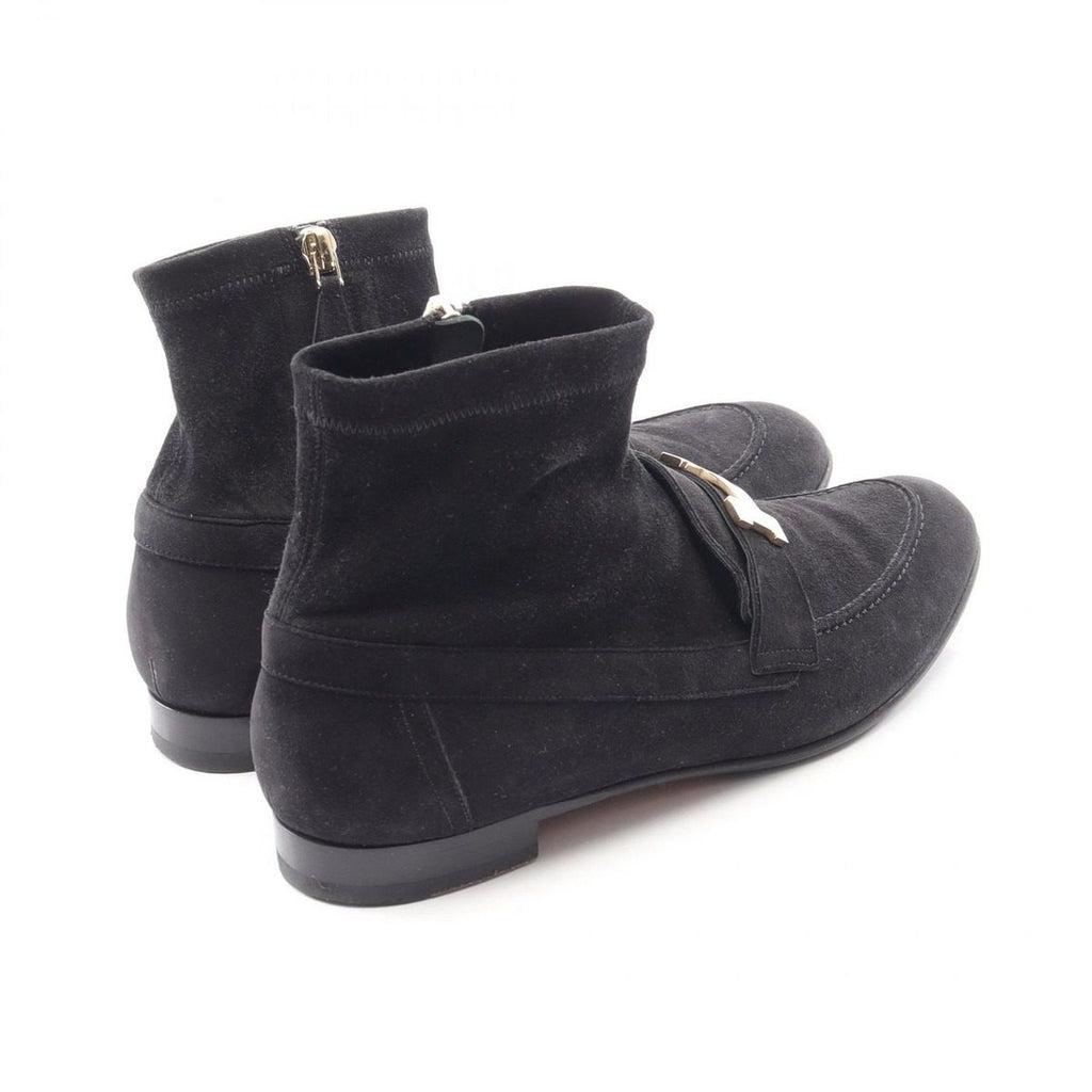 Hermes Boots Saint Honore Constance Short Suede — view 2