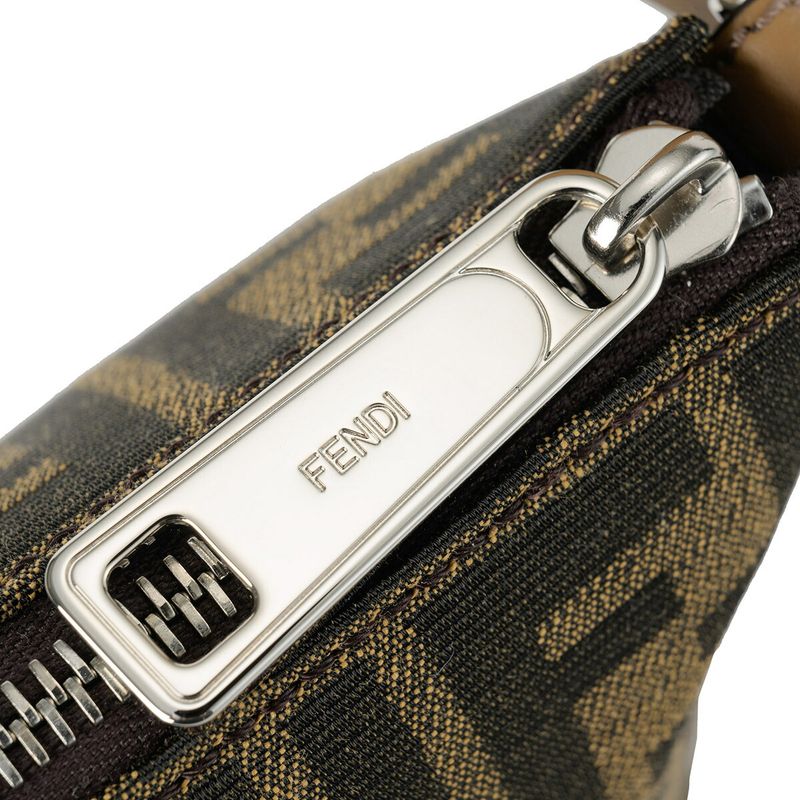 Fendi Shoulder Bag FF Logo Tobacco — view 7