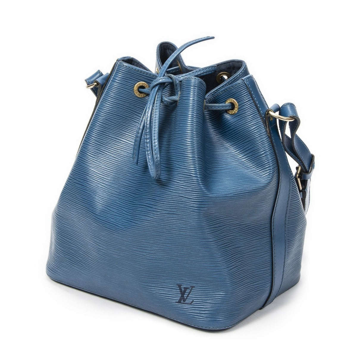 Louis Vuitton Noe Blue Epi Handbag — view 2