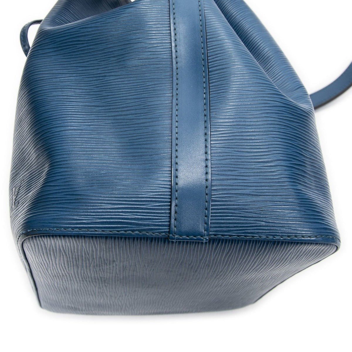 Louis Vuitton Noe Blue Epi Handbag — view 7