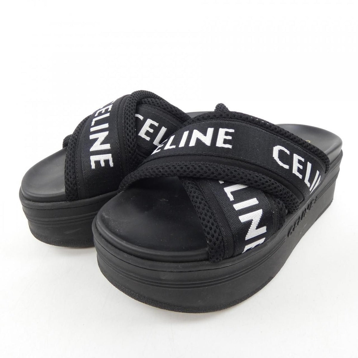 Celine Block Slide Sandals — view 3