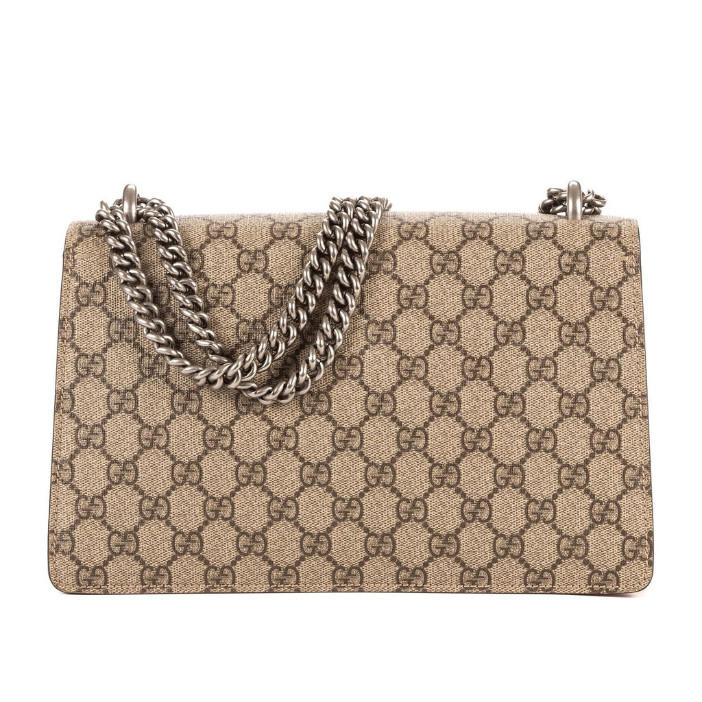 Gucci Dionysus Beige Red Supreme Canvas Shoulder Bag — view 5