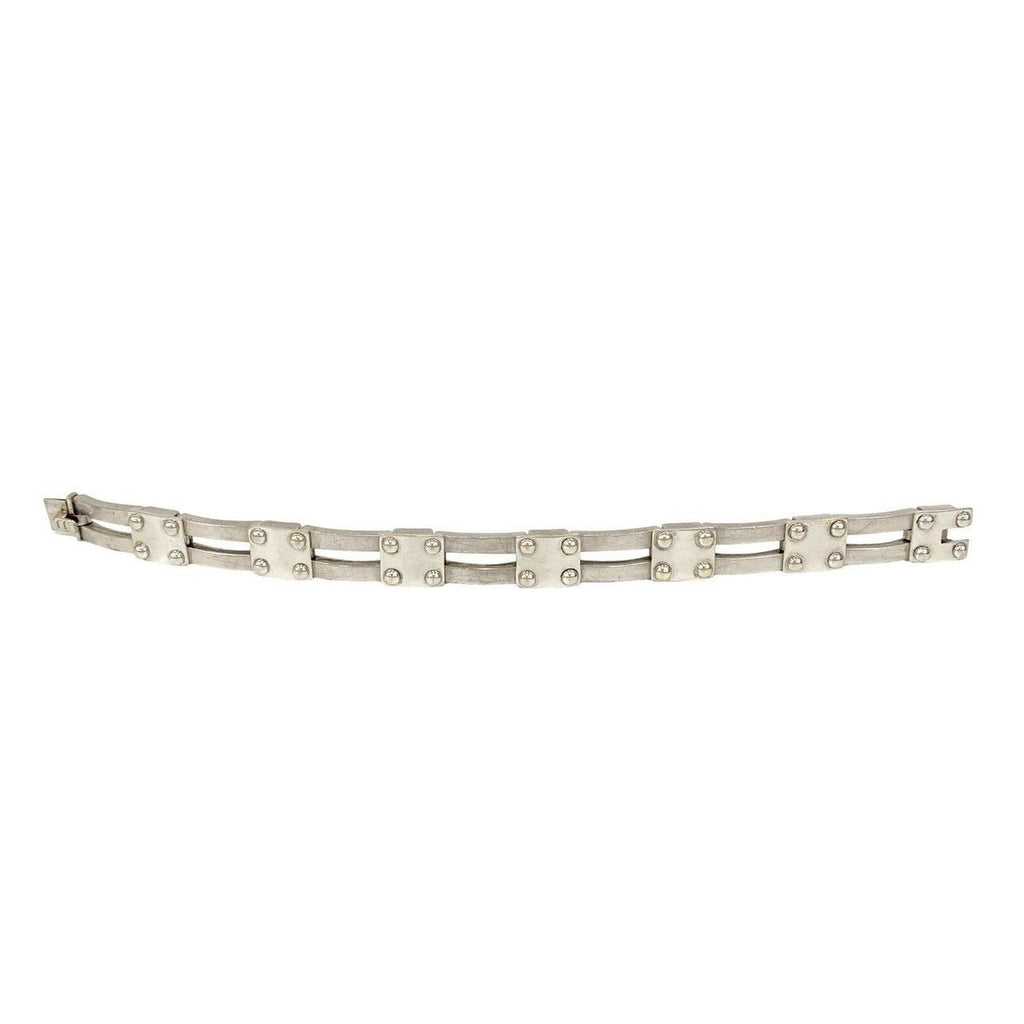 Hermes Vintage Gate Motif Bracelet Bangle — view 6