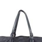 Gucci GG Nylon Leather Tote Shoulder Hand Black — view 2
