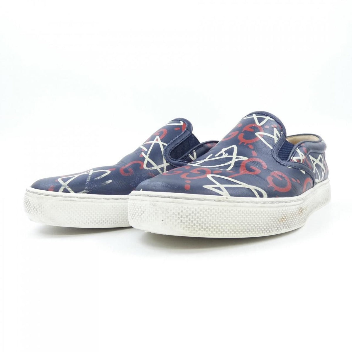 Gucci Sneakers White 6 Navy Red — view 3
