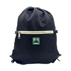 Prada Tessuto Leather Nylon Black Backpack Silver