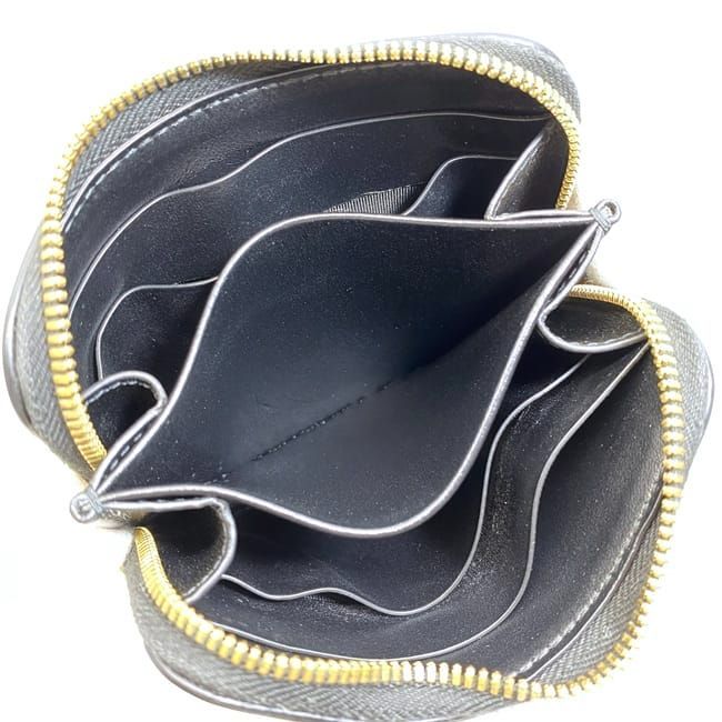 Bottega Veneta Coin Case Black Intrecciato — view 8