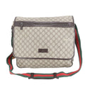 Gucci GG Supreme Sherry Line Leather Shoulder Bag Crossbody Messenger