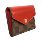 Louis Vuitton Trifold Wallet Damier Portefeuille Zoe Coquelicot — view 2