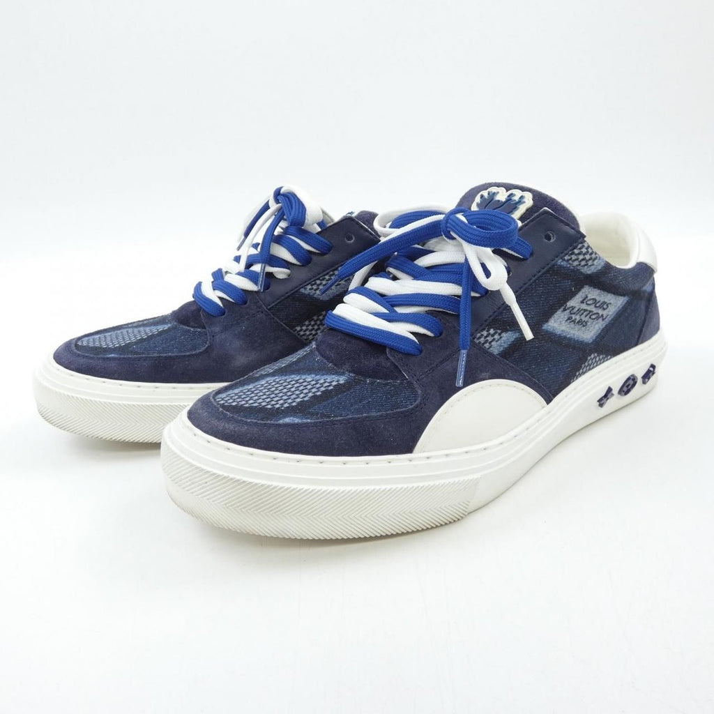 Louis Vuitton LV Sneakers Blue 8 Navy — view 3