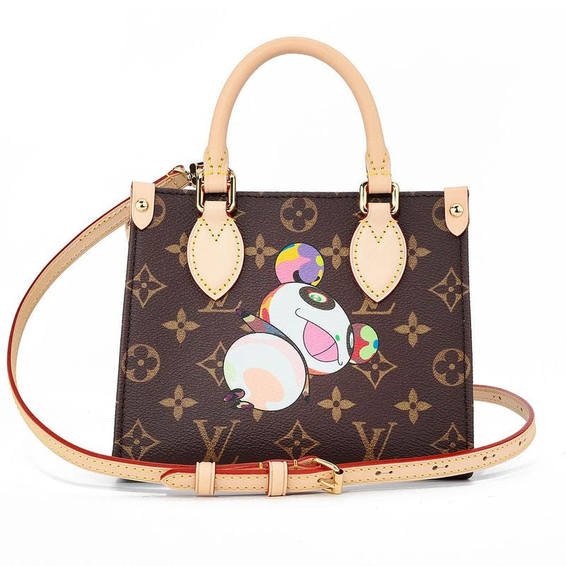 Louis Vuitton Shoulder Bag On The Go BB Brown