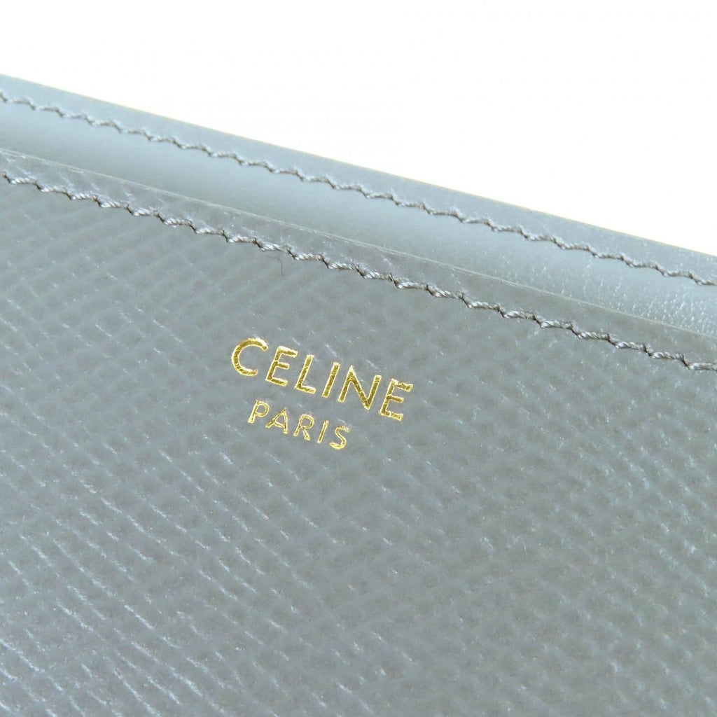 Celine Logo Leather Ipad Pro 13 Inch Case Gray Handbag — view 7