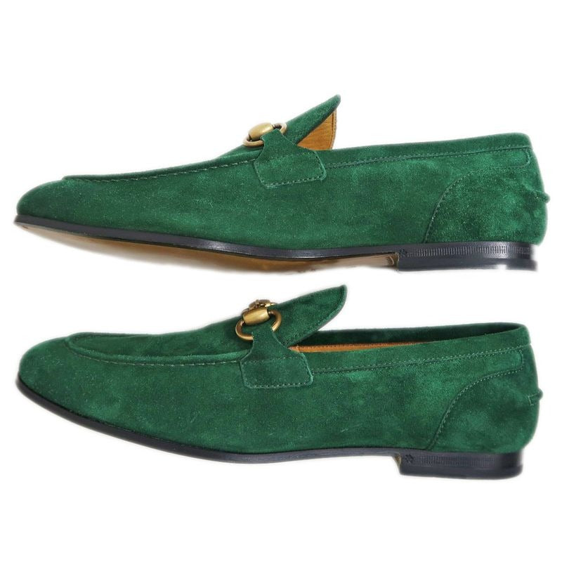 Gucci Horsebit Loafer Jordan Size 6 1 2 Suede Green — view 5