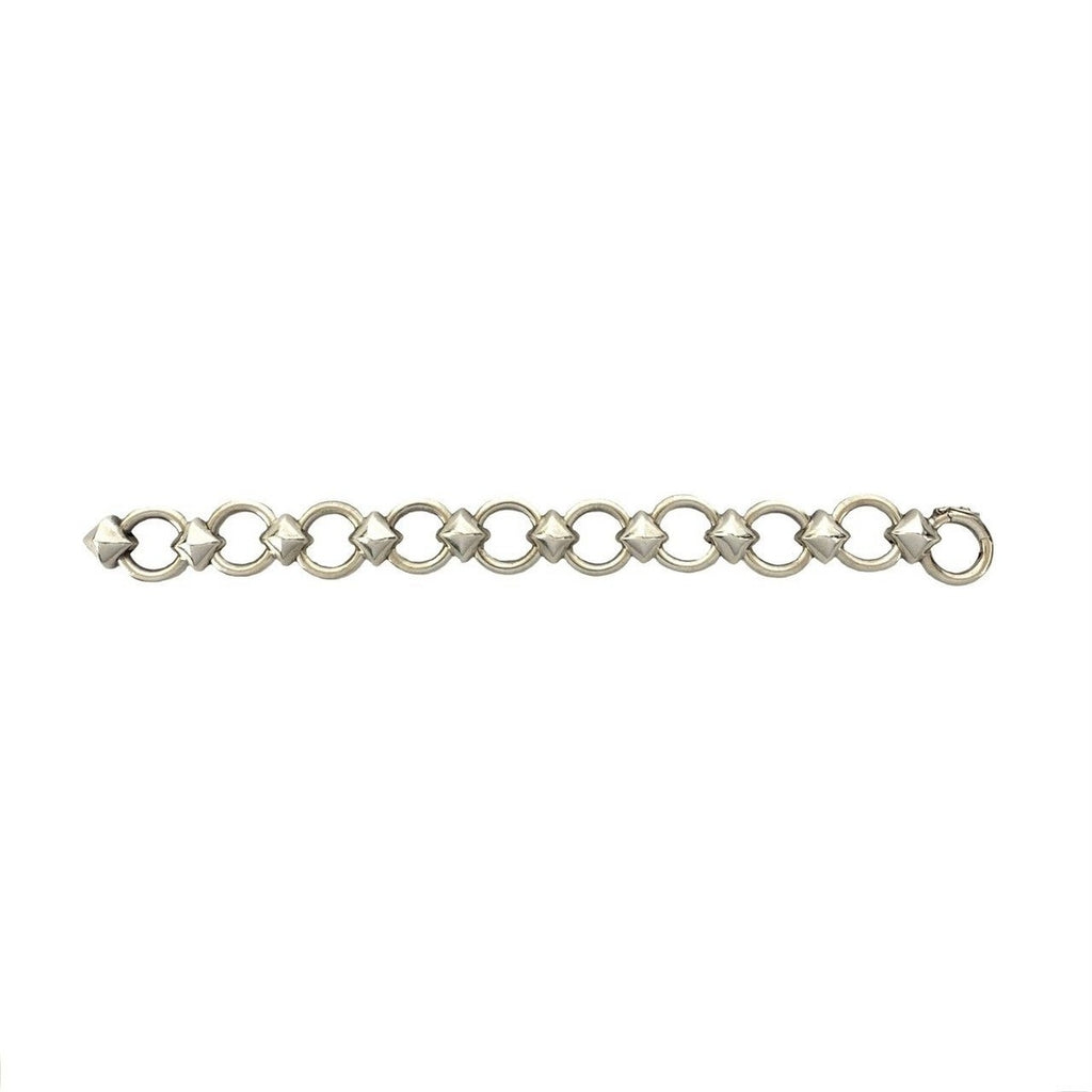 Hermes Vintage Lancelot Bracelet Bangle Silver — view 4