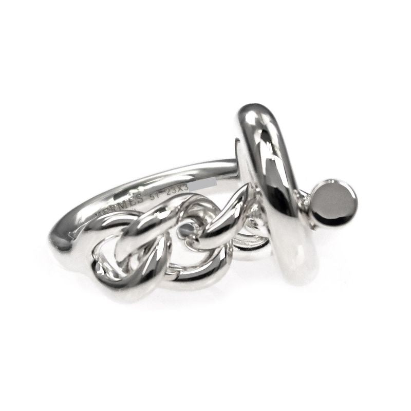 Hermes Ring Echape Croisette Size 51 AG 925 Silver Accessories — view 3