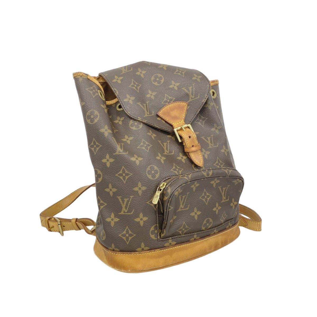 Louis Vuitton Backpack Monogram Montsouris MM Brown — view 2
