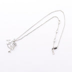 Dior Necklace Heart Aro I Love Stainless Steel Logo — view 3
