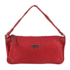 Prada Tessuto Nylon Triangle Logo Handbag Pouch