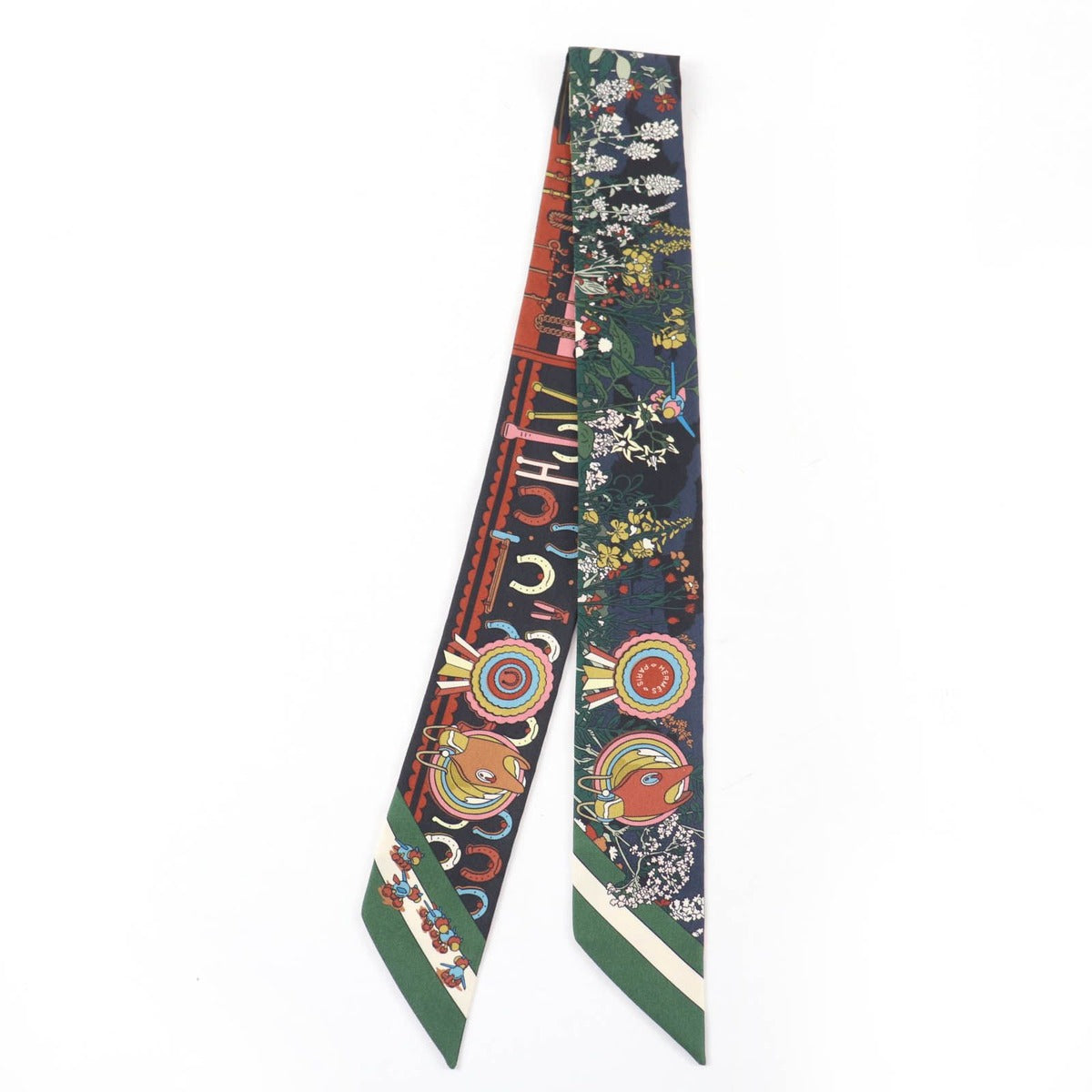 Hermes Twilly Pony Pit Stop Silk Scarf — view 3