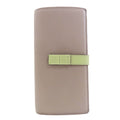 Loewe Anagram Radical Wallet Leather Gray Green