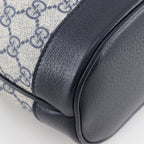 Gucci Ophidia Mini GG Supreme Canvas Gray Navy Blue Backpack Daypa — view 4