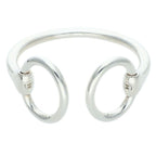 Hermes Nausicaa Silver Bangle